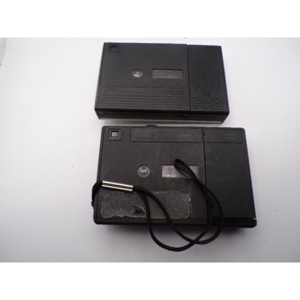 Kodak Disc 3100 Disc 4000 Vintage Cameras Lot 2 Gold Silver Retro Parts Only - Picture 2 of 3